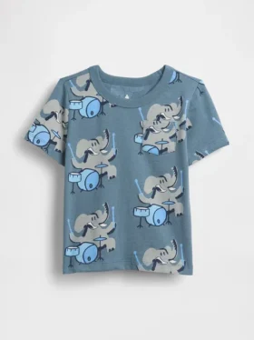 Camiseta con bolsillo para bebés y niños pequeños, combinable