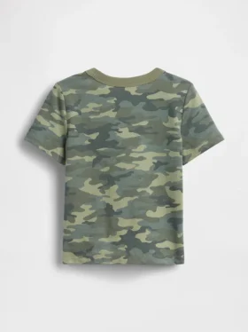 Camiseta con bolsillo para bebés y niños pequeños, combinable