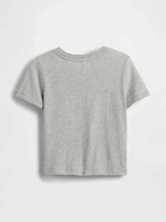 Camiseta con bolsillo para bebés y niños pequeños, combinable