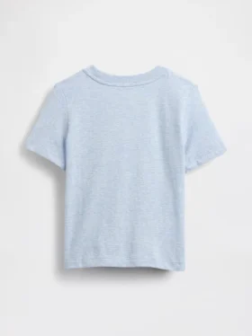 Camiseta con bolsillo para bebés y niños pequeños, combinable