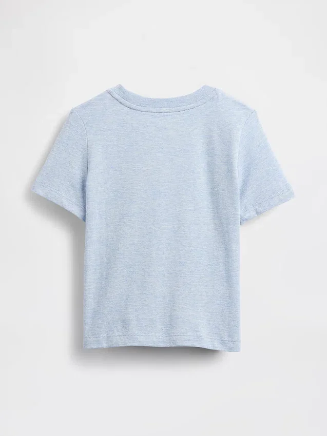 Camiseta con bolsillo para bebés y niños pequeños, combinable