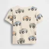 Camiseta con bolsillo para bebés y niños pequeños, combinable