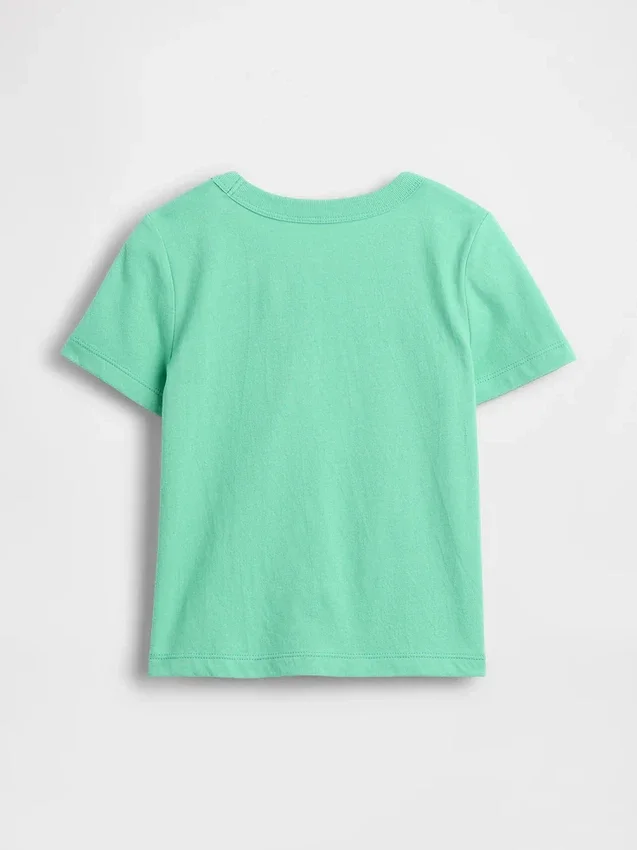 Camiseta con bolsillo para bebés y niños pequeños, combinable