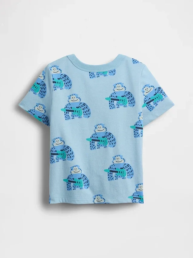 Camiseta con bolsillo para bebés y niños pequeños, combinable