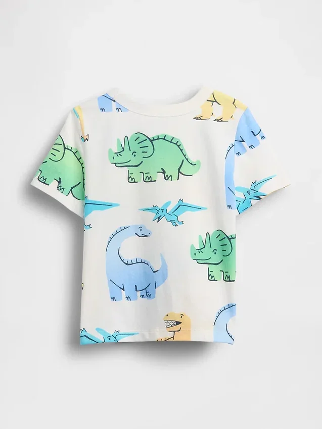 Camiseta con bolsillo para bebés y niños pequeños, combinable