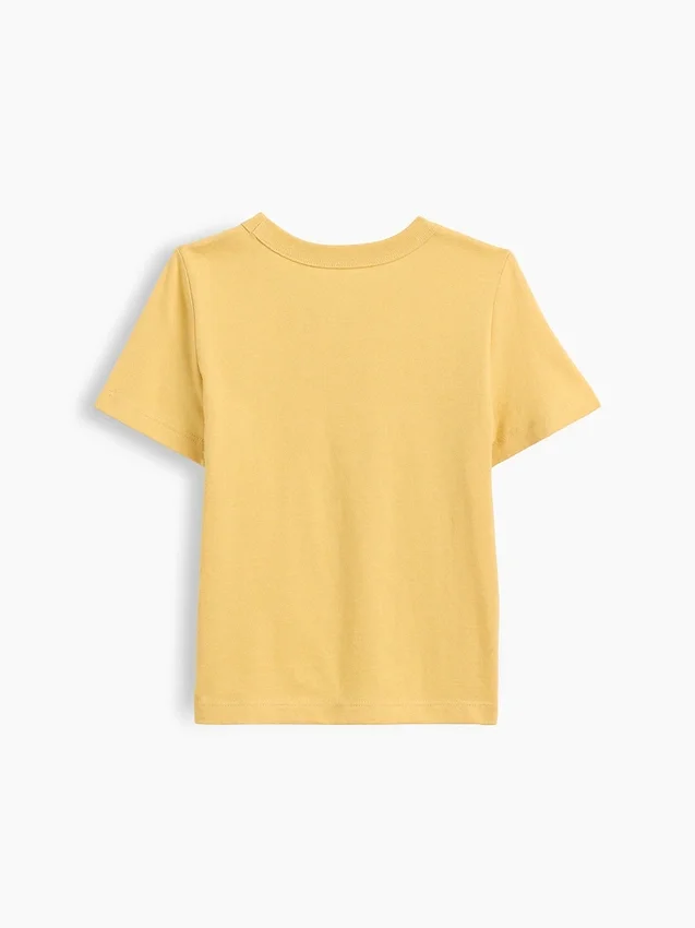 Camiseta con bolsillo para bebés y niños pequeños, combinable