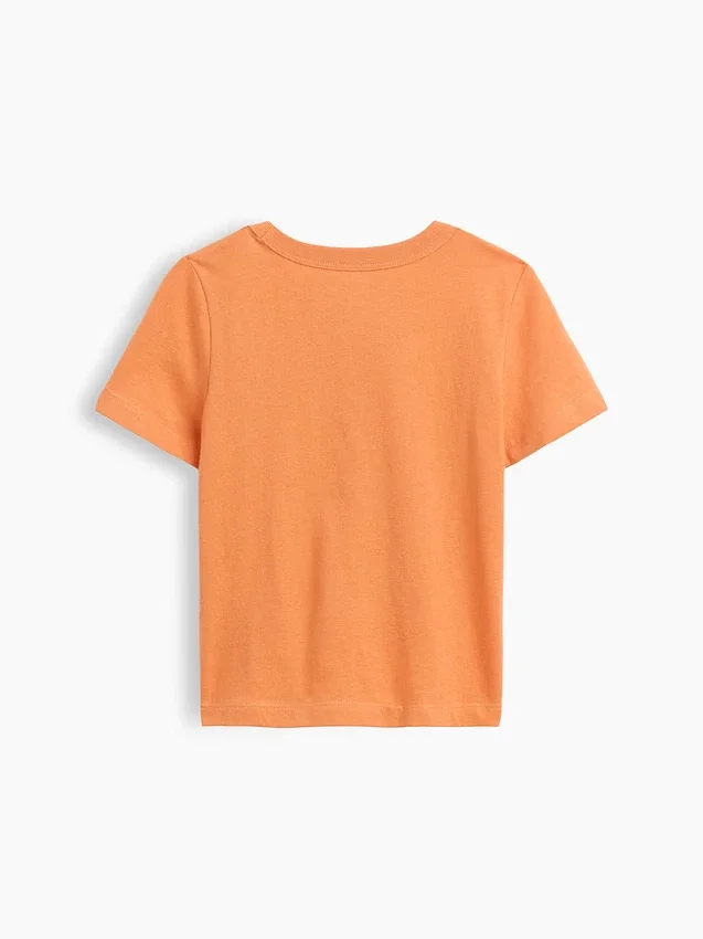 Camiseta con bolsillo para bebés y niños pequeños, combinable