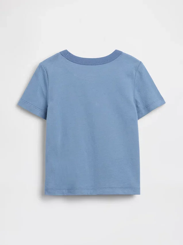 Camiseta con bolsillo para bebés y niños pequeños, combinable
