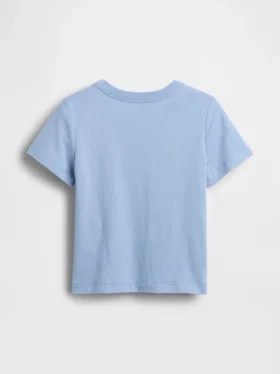 Camiseta con bolsillo para bebés y niños pequeños, combinable