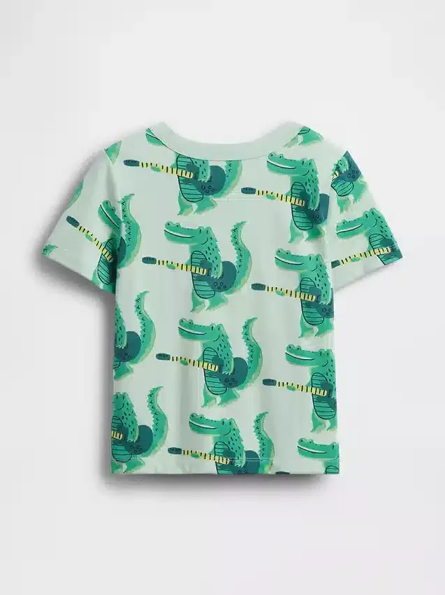 Camiseta con bolsillo para bebés y niños pequeños, combinable