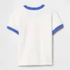 Camiseta con cuello redondo y ribete «Gap Baby and Child» para bebés y niños pequeños