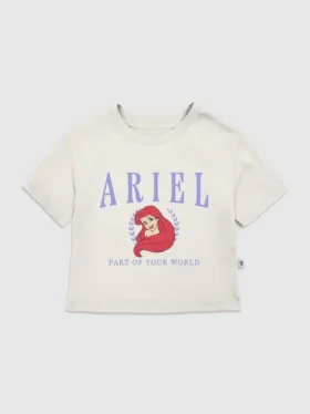 Camiseta con diseño «Ariel Collegiate» para niños pequeños