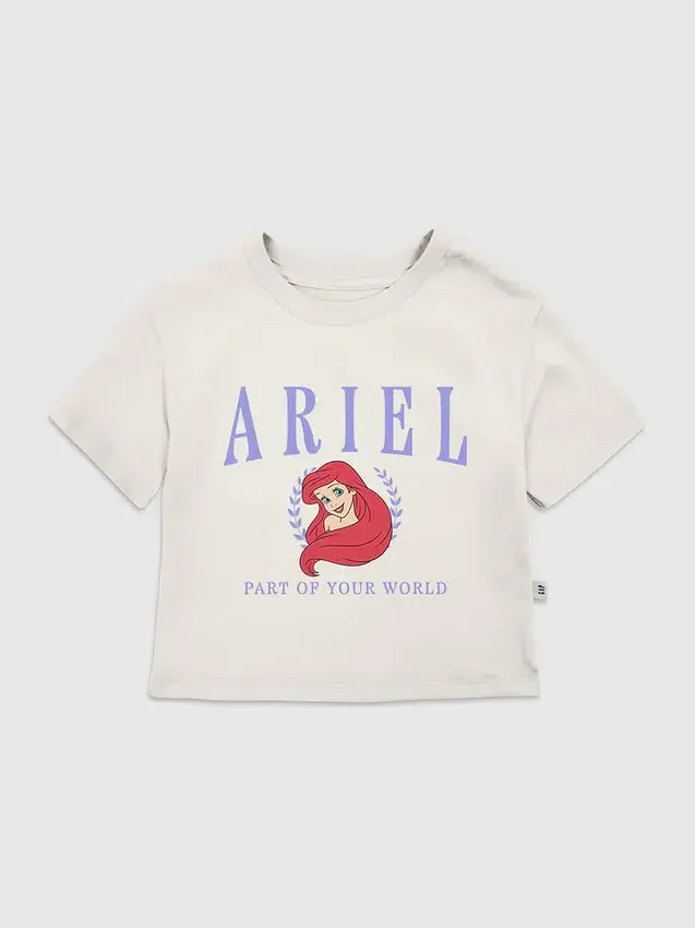 Camiseta con diseño «Ariel Collegiate» para niños pequeños