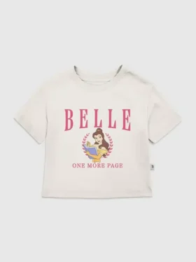 Camiseta con diseño «Belle Collegiate» para niños pequeños