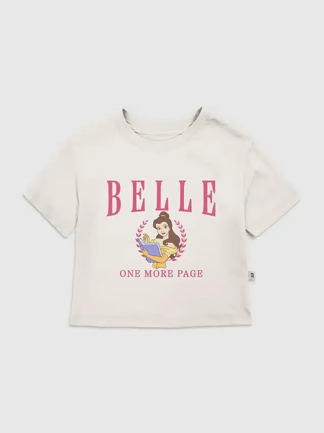 Camiseta con diseño «Belle Collegiate» para niños pequeños