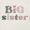 Camiseta con diseño «Big Sister» para niños pequeños
