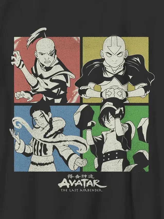 Camiseta con diseño «Box up» de Avatar: El último maestro del aire para niños