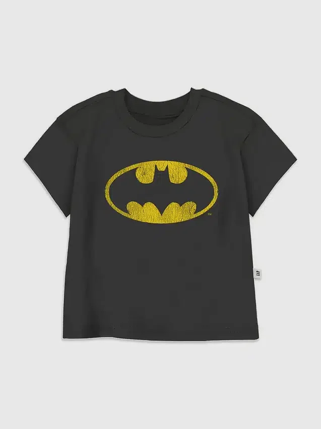 Camiseta con diseño de Batman de DC Comics para niños pequeños