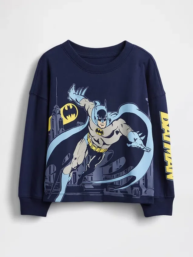Camiseta con diseño de Batman para bebés y niños