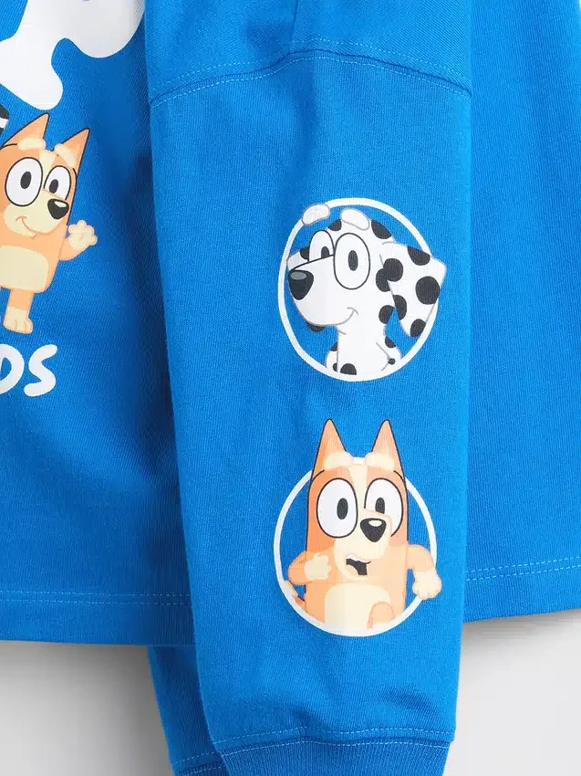Camiseta con diseño de Bluey para bebés y niños