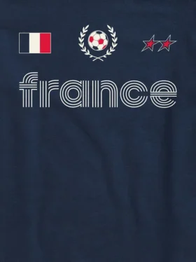 Camiseta con diseño de camiseta de fútbol de Francia para niños