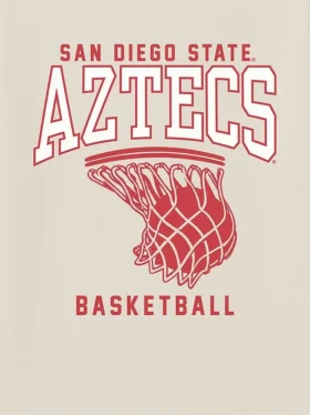Camiseta con diseño de canasta de baloncesto de la Universidad Estatal de San Diego