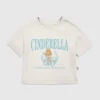 Camiseta con diseño de Cenicienta estilo universitario para niños pequeños