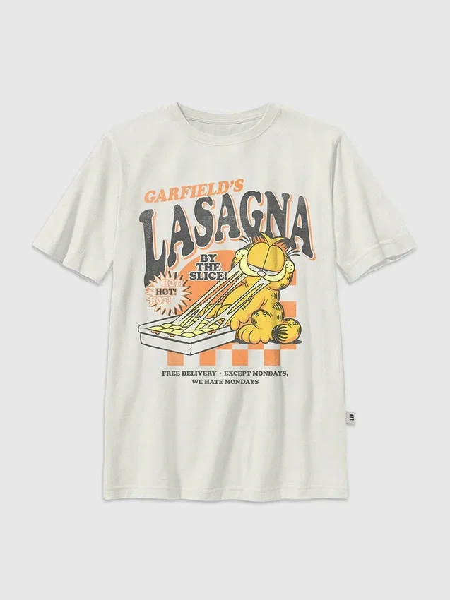 Camiseta con diseño de Garfield «Lasagna» para niños