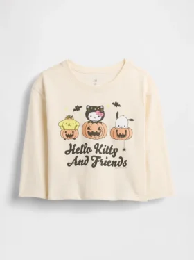 Camiseta con diseño de Hello Kitty para Halloween para bebés y niños pequeños
