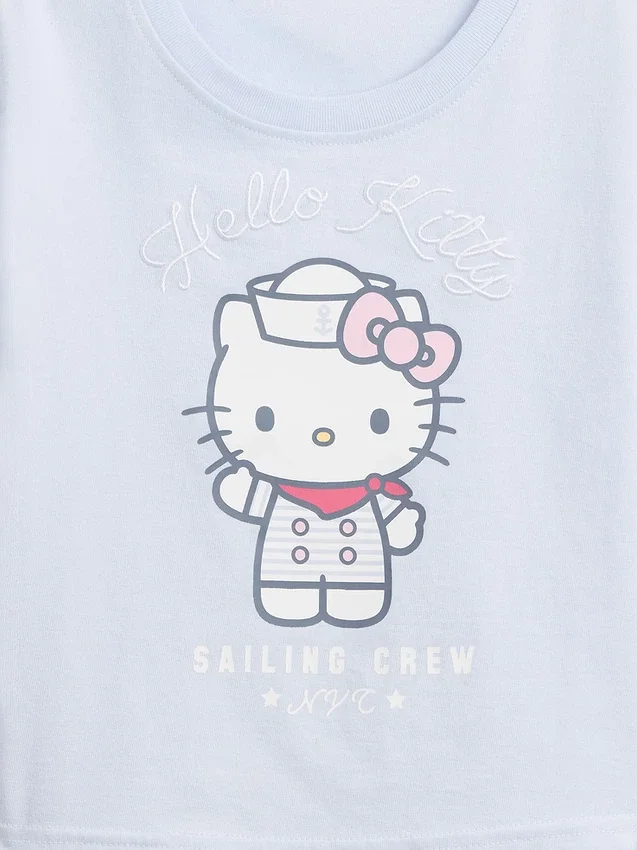 Camiseta con diseño de Hello Kitty para niños pequeños