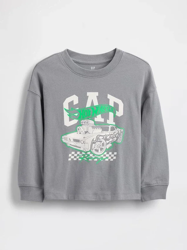 Camiseta con diseño de Hot Wheels para bebés y niños