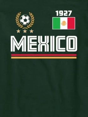 Camiseta con diseño de la camiseta de fútbol de México para niños