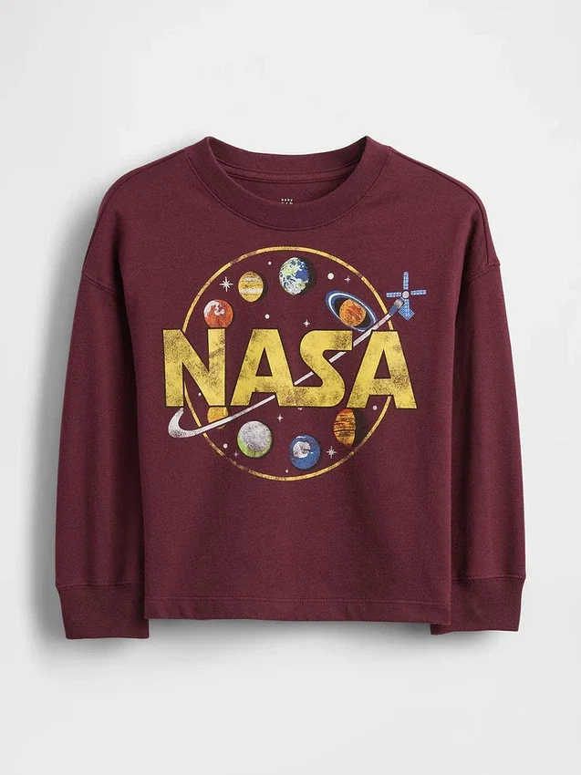 Camiseta con diseño de la NASA para bebés y niños