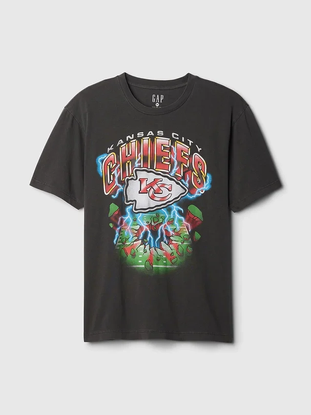 Camiseta con diseño de los Kansas City Chiefs de la NFL para adultos