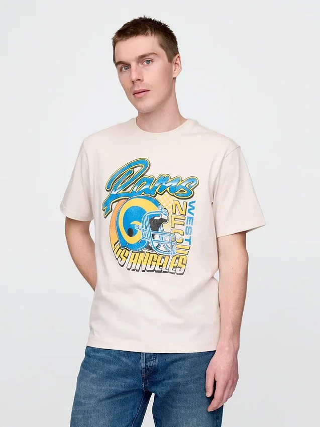 Camiseta con diseño de los Rams de Los Ángeles de la NFL