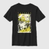 Camiseta con diseño de manga de Pikachu de Pokémon para niños