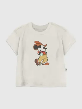 Camiseta con diseño de Mickey Mouse vaquero para niños pequeños