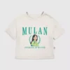Camiseta con diseño de Mulán estilo universitario para niños pequeños