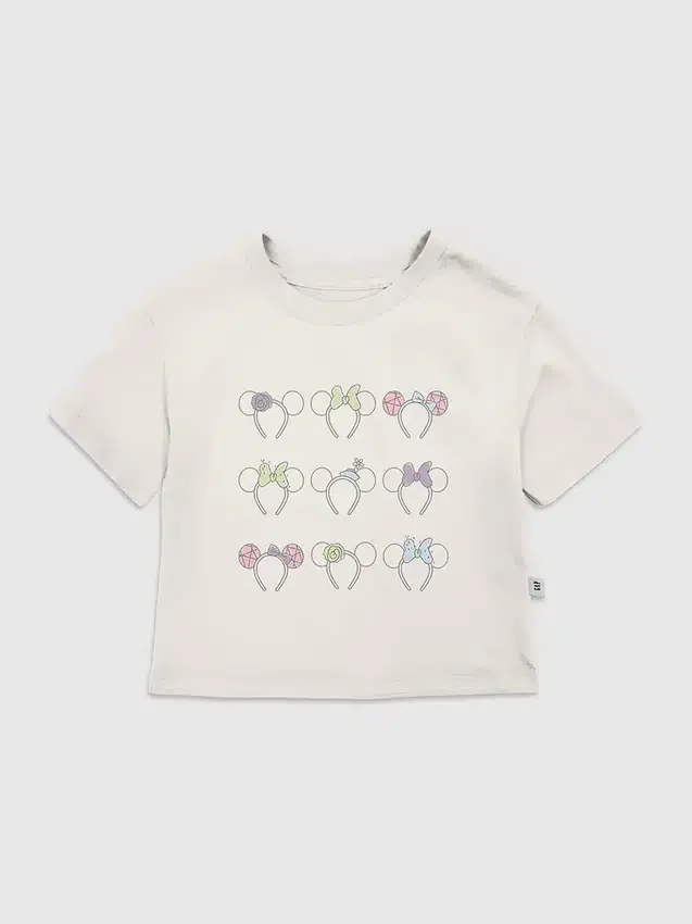 Camiseta con diseño de orejas de Minnie Mouse para niños pequeños