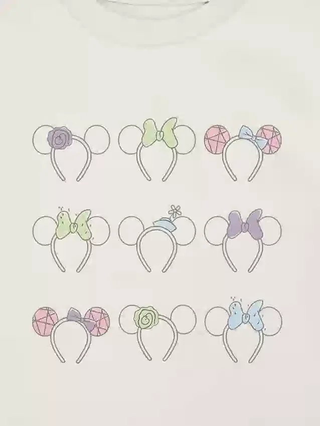 Camiseta con diseño de orejas de Minnie Mouse para niños pequeños