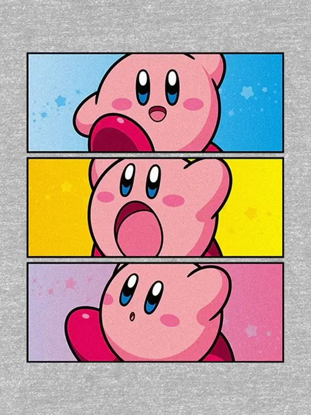 Camiseta con diseño de paneles de Kirby de Nintendo para niños pequeños