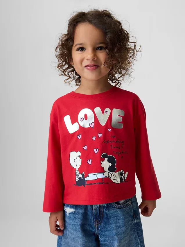 Camiseta con diseño de Peanuts para bebés y niños