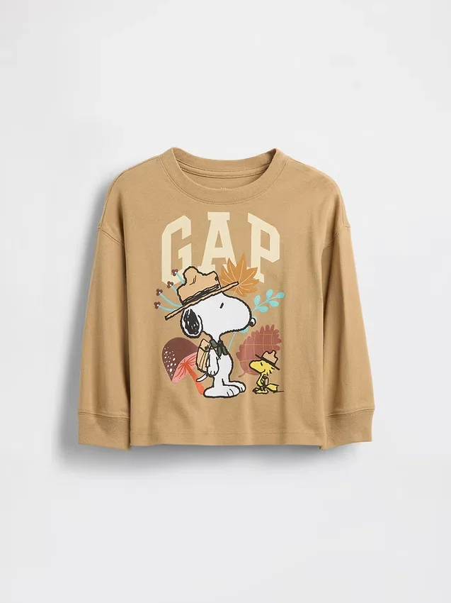Camiseta con diseño de Peanuts para bebés y niños: «Acción de Gracias»