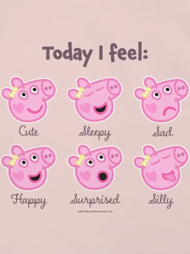Camiseta con diseño de Peppa Pig «Moods» para niños pequeños