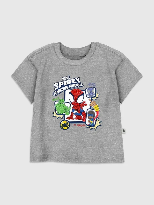 Camiseta con diseño de Spidey y sus amigos increíbles para niños pequeños