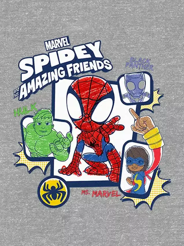 Camiseta con diseño de Spidey y sus amigos increíbles para niños pequeños