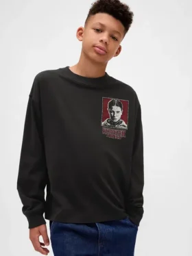 Camiseta con diseño de Stranger Things para niños