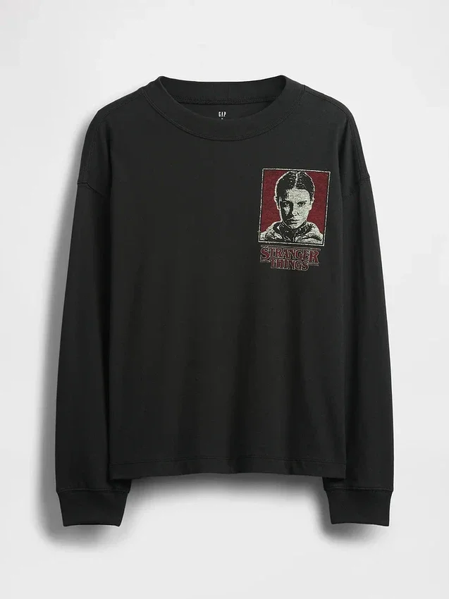 Camiseta con diseño de Stranger Things para niños