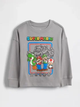 Camiseta con diseño de Super Mario para bebés y niños pequeños