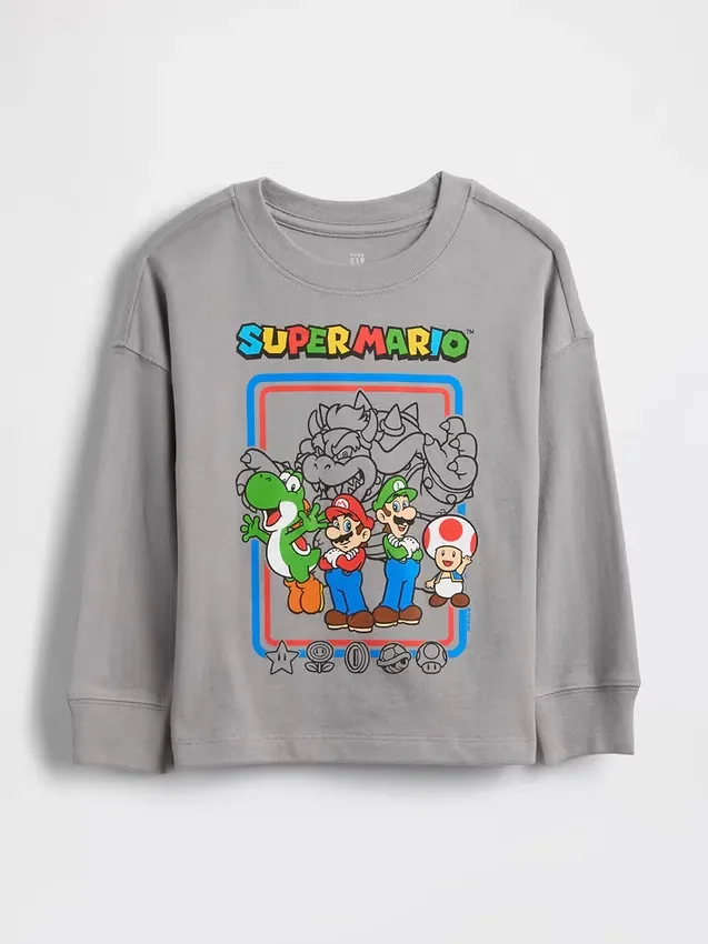 Camiseta con diseño de Super Mario para bebés y niños pequeños